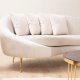 NORDVRK Eses Left - Beige 3-seters sofa