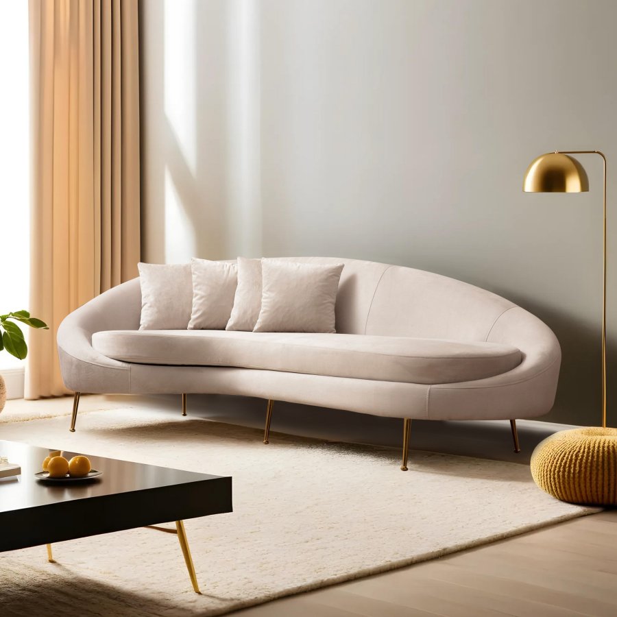 NORDVRK Eses Left - Beige 3-seters sofa