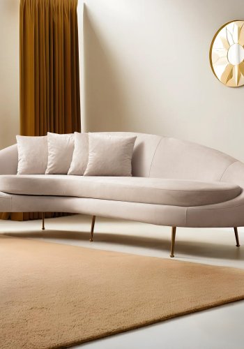 NORDVRK Eses Left - Beige 3-seters sofa