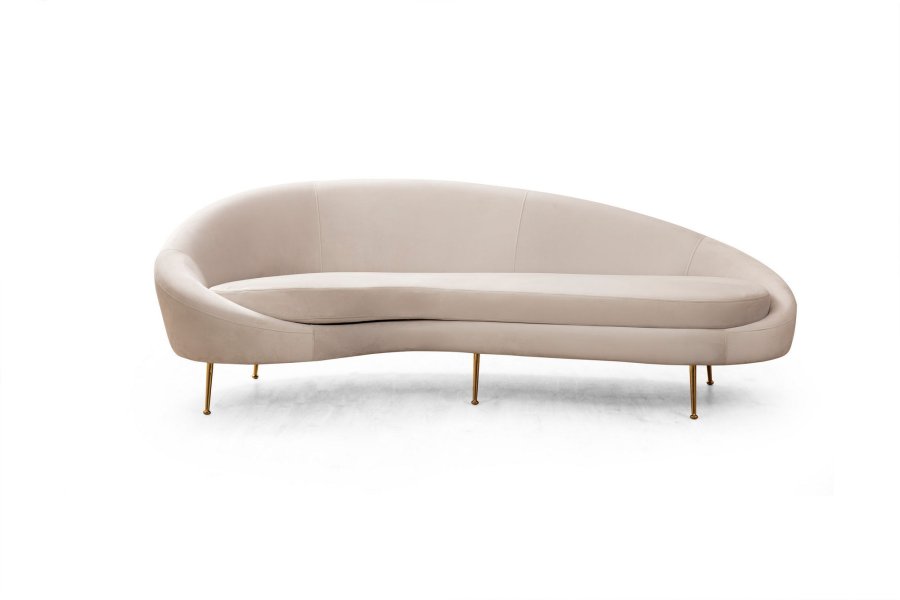 NORDVRK Eses Left - Beige 3-seters sofa