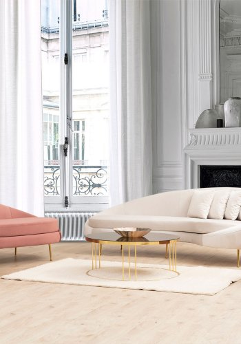 NORDVRK Eses Hyre - Beige 3-seters sofa