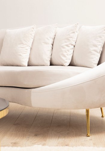NORDVRK Eses Hyre - Beige 3-seters sofa