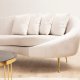 NORDVRK Eses Hyre - Beige 3-seters sofa