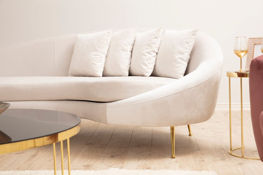 NORDVRK Eses Hyre - Beige 3-seters sofa