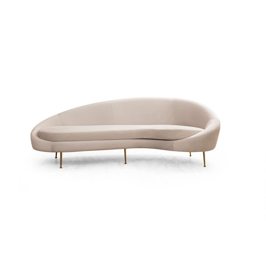 NORDVRK Eses Hyre - Beige 3-seters sofa