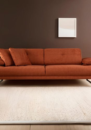 NORDVRK Mustang - Oransje 3-manns sovesofa