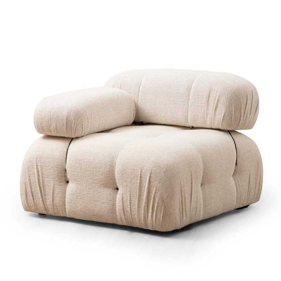 NORDVRK Bubble L1 - Cream Bouclette 1-seters sofa