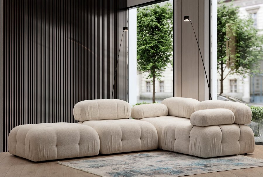 NORDVRK Bubble O1 - Cream Bouclette 1-seters sofa