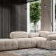 NORDVRK Bubble 1R - Cream Bouclette 1-seters sofa