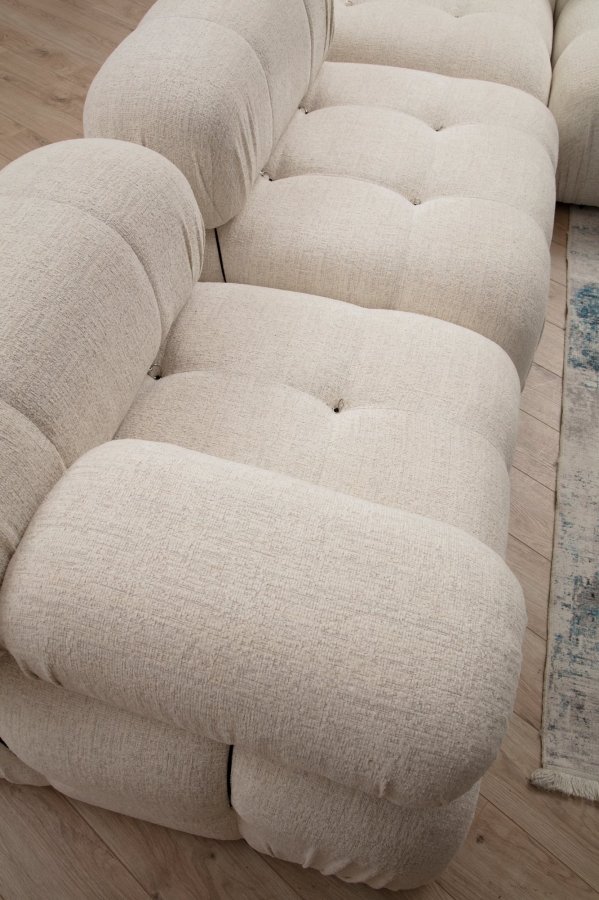 NORDVRK Bubble 1R - Cream Bouclette 1-seters sofa