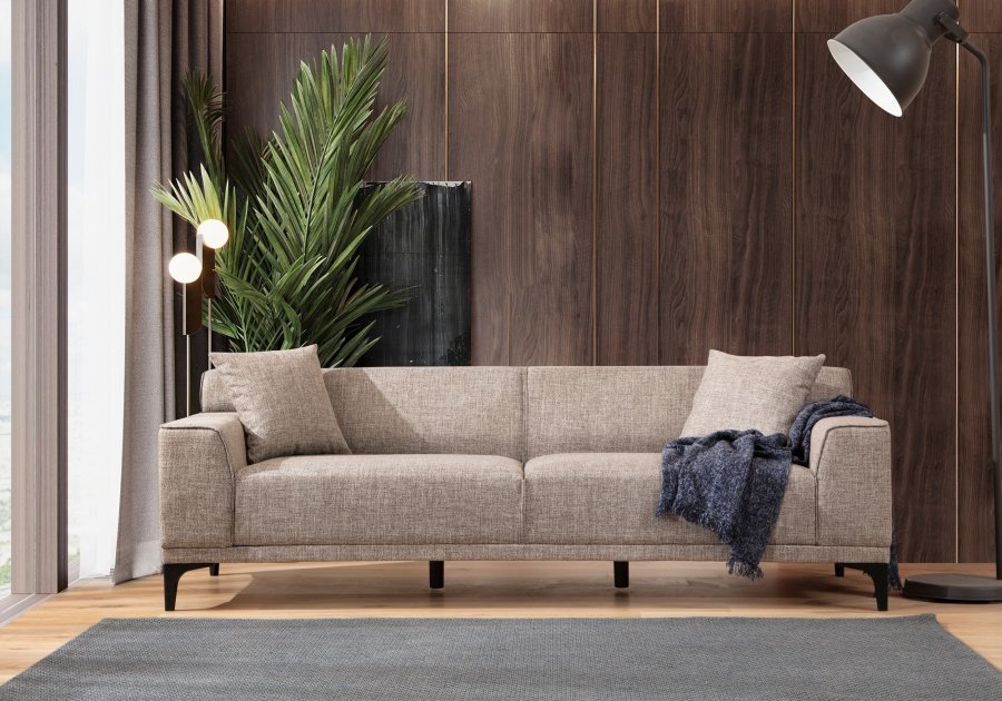 NORDVRK Petra 3 - Fawn 3-seters sofa