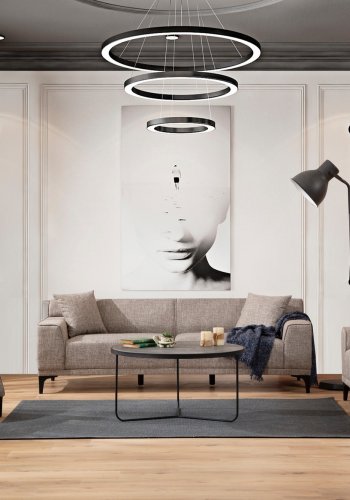 NORDVRK Petra 3 - Fawn 3-seters sofa