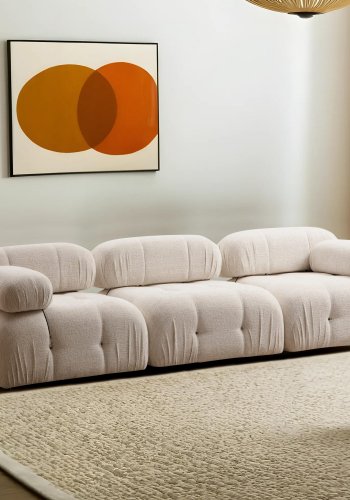 NORDVRK Bubble 3-seter ( L1-O1-1R) - Bouclette 3-seter sofa
