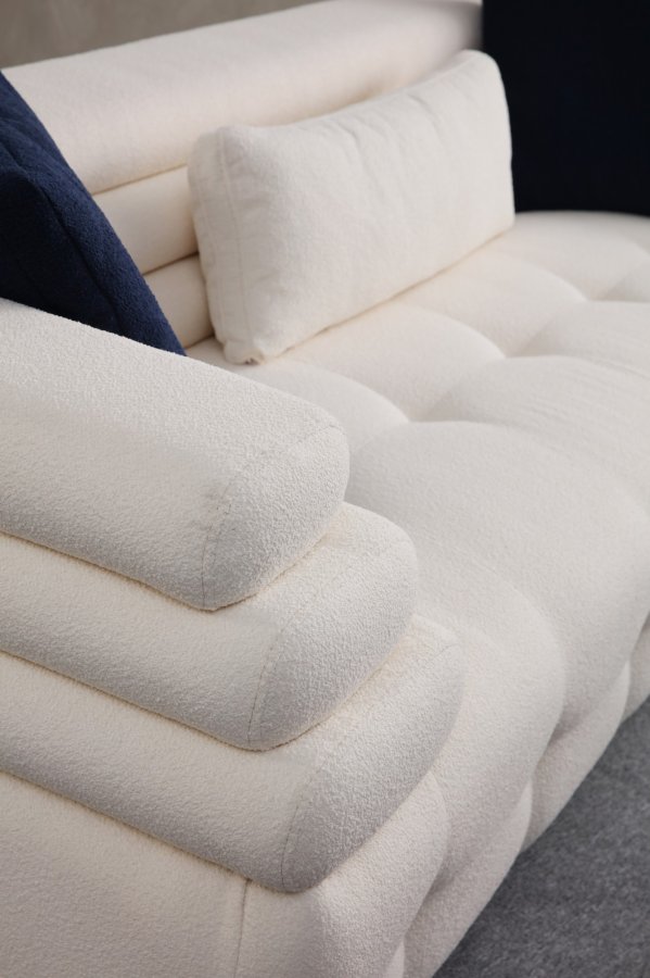 NORDVRK Boston 3 - Hvit 3-seters sofa