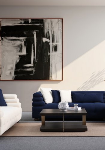 NORDVRK Boston 3 - Hvit 3-seters sofa