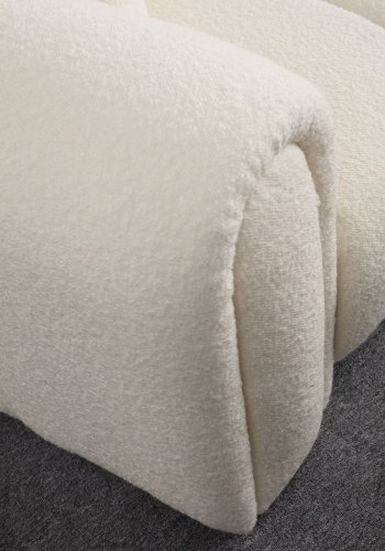 NORDVRK Puffy 3 - Hvit 3-seters sofa