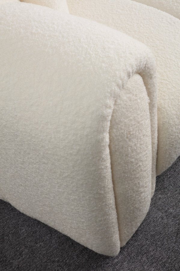 NORDVRK Puffy 3 - Hvit 3-seters sofa