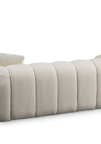 NORDVRK Puffy 3 - Hvit 3-seters sofa