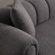 NORDVRK Puffy 3 Plain - Antrasitt 3-seters sofa