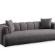 NORDVRK Puffy 3 Plain - Antrasitt 3-seters sofa