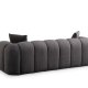 NORDVRK Puffy 3 Plain - Antrasitt 3-seters sofa