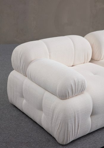 NORDVRK Petite 3 - Hvit 3-seters sofa