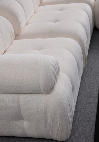 NORDVRK Petite 3 - Hvit 3-seters sofa