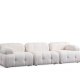 NORDVRK Petite 3 - Hvit 3-seters sofa