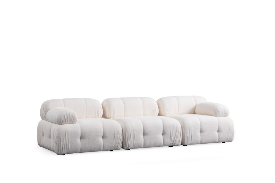 NORDVRK Petite 3 - Hvit 3-seters sofa