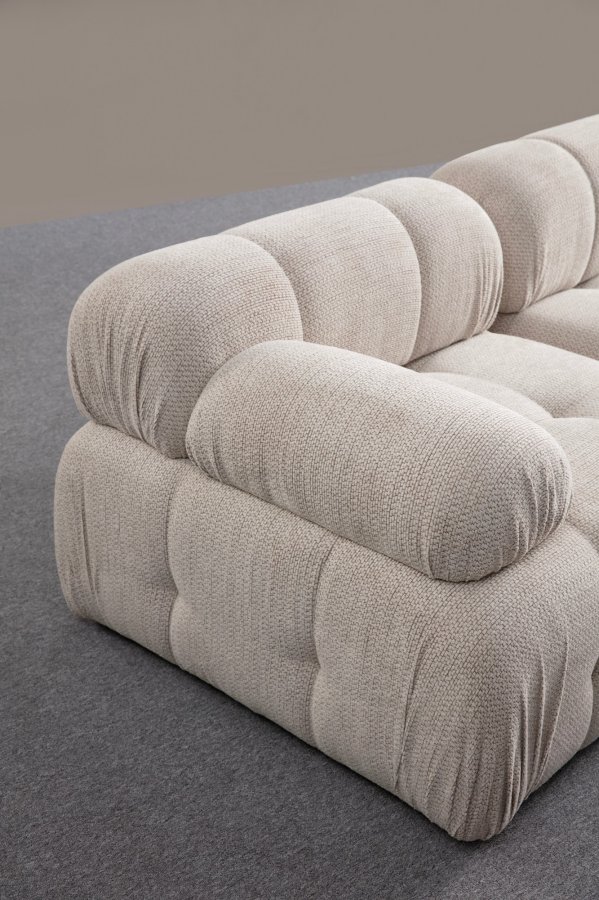 NORDVRK Petite 3 - Kremfarget 3-seters sofa