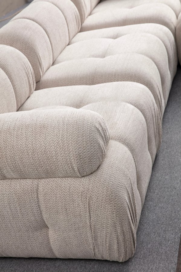 NORDVRK Petite 3 - Kremfarget 3-seters sofa