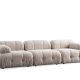 NORDVRK Petite 3 - Kremfarget 3-seters sofa