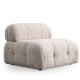 NORDVRK Petite 3 - Kremfarget 3-seters sofa