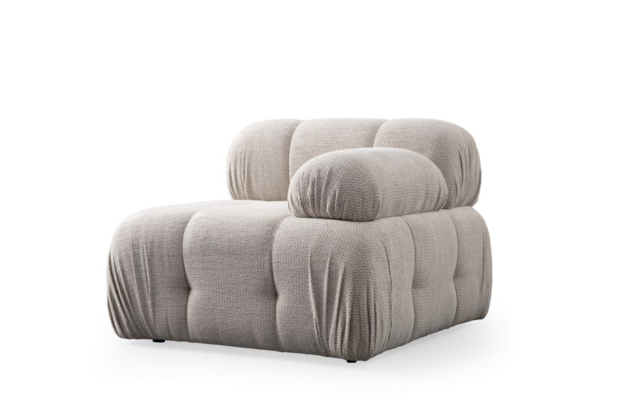 NORDVRK Petite 3 - Kremfarget 3-seters sofa