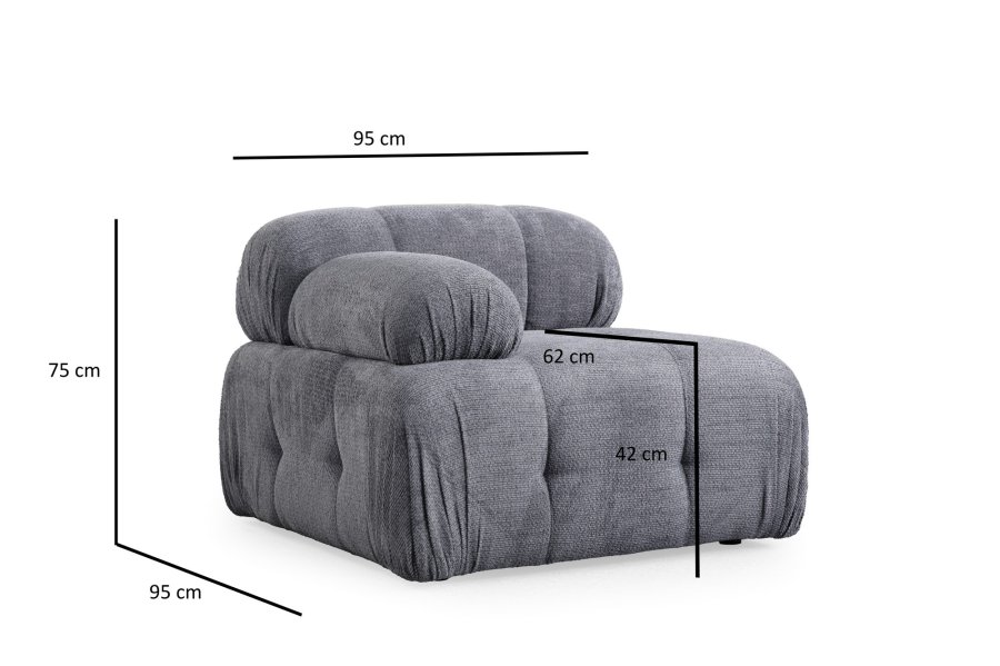 NORDVRK Petite 3 - Gr 3-seters sofa
