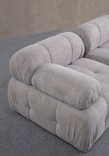 NORDVRK Petite 3 - Lys gr 3-seters sofa