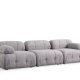 NORDVRK Petite 3 - Lys gr 3-seters sofa