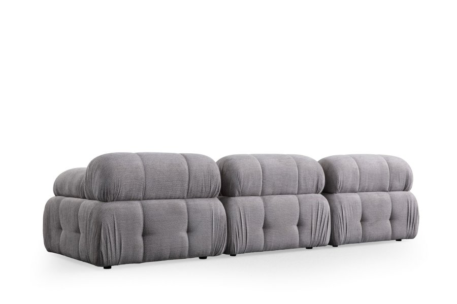 NORDVRK Petite 3 - Lys gr 3-seters sofa