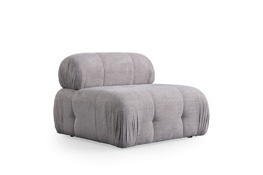 NORDVRK Petite 3 - Lys gr 3-seters sofa