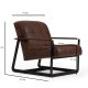NORDVRK Darius - Brun Wing Chair