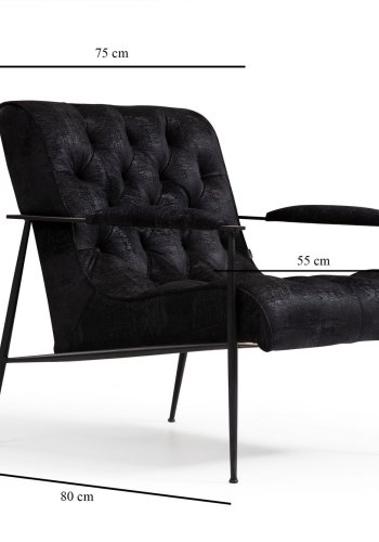 NORDVRK Matilda - Black Wing Chair