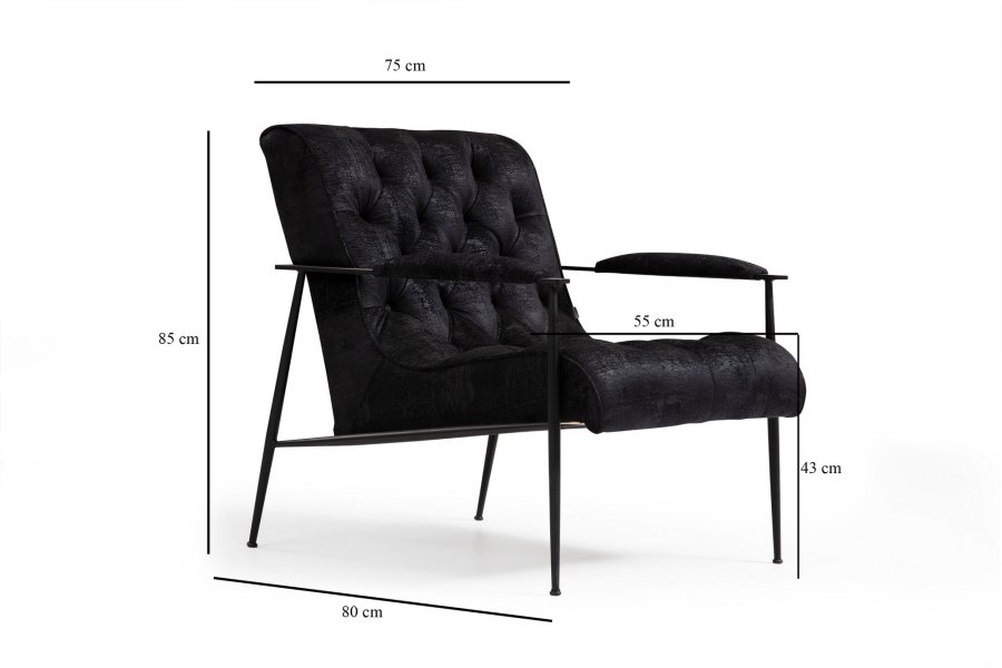 NORDVRK Matilda - Black Wing Chair