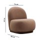 NORDVRK Tina - Cappuccino Wing Chair