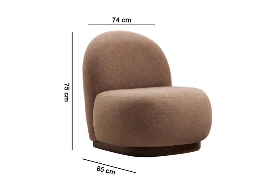 NORDVRK Tina - Cappuccino Wing Chair