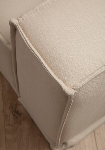 NORDVRK Lego Corner (Chl-2R) - Kremfarget hjrnesofa