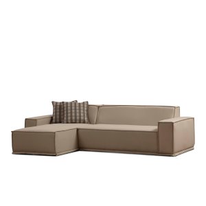 NORDVÄRK Lego hjrnesofa (Chl-2R) - creme polyester