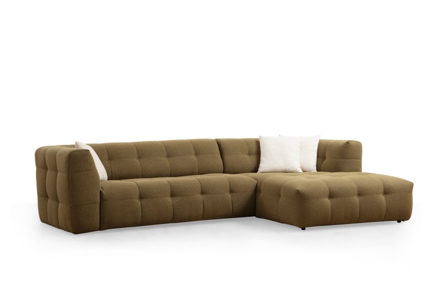 NORDVRK Cady 3-personers. hyre - khaki hjrnesofa