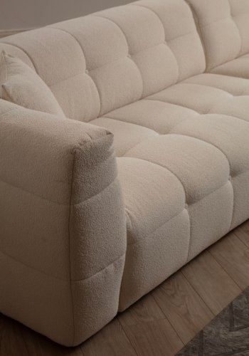 NORDVRK Cady 3-personers. hyre - Beige hjrnesofa