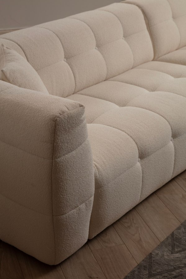NORDVRK Cady 3-personers. hyre - Beige hjrnesofa