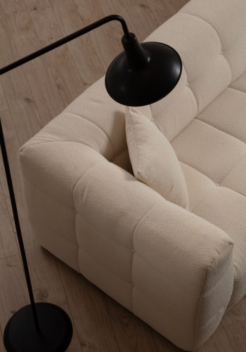 NORDVRK Cady 3-personers. hyre - Beige hjrnesofa